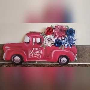 COPY - The Pioneer Woman Hello Summer Truck Sign NEW